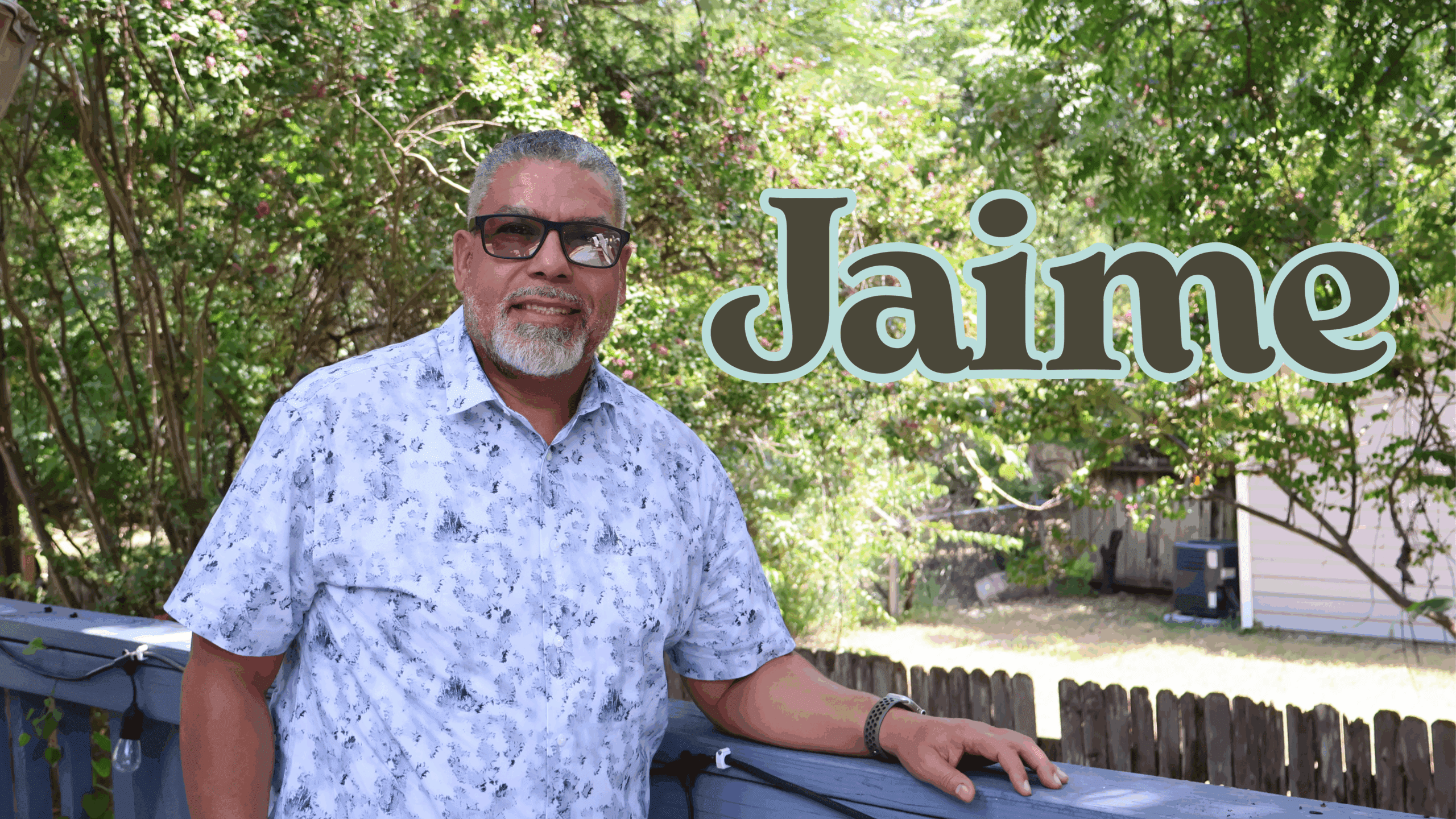 Staff Highlight Jaime Jimenez Front Steps